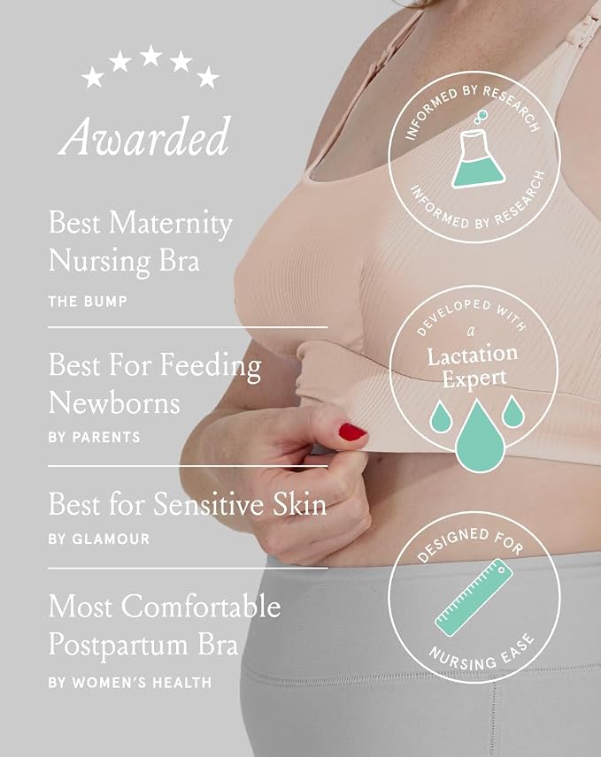 Bodily Everything Bra for Pregnancy, Nursing & Breastfeeding, Maternity & Sleep - Image 4