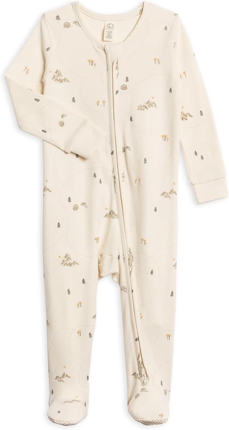 Colored Organics Baby Zip-Up Footed Sleeper by ColoredOrganics