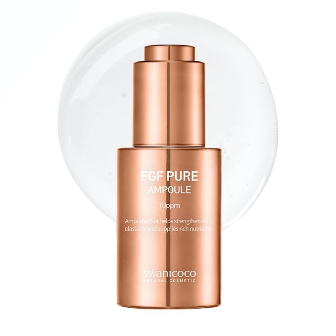 Swanicoco Pregnancy Safe Skincare FGF Pure Ampoule Serum, Firming Anti Aging by SWANICOCO