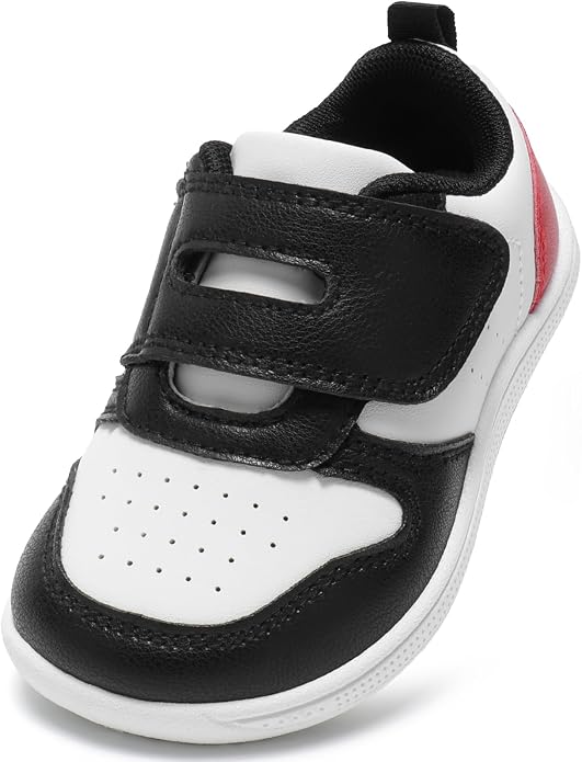 Toddler Wide Toe Box Barefoot Shoes Boys Girls Sneakers Zero Drop Kid Tennis by STQKIDS