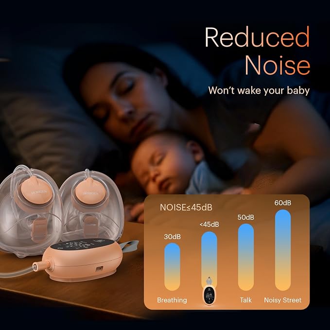 Upgraded Wearable Hands Free Breast Pump: D6 Portable Low Noise Breastfeeding - Image 7