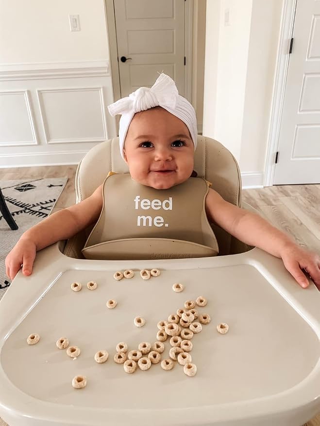 Denver James Silicone Feeding Bibs | Dishwasher Safe. Waterproof. Adjustable. - Image 7