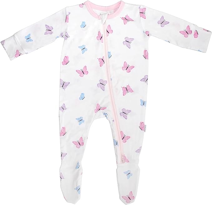 Bamboo Little Soft Baby Footie Pajamas, Baby Clothes, Newborn Sleepers by BambooLittle