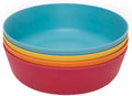 WeeSprout Bamboo Kids Bowls, Set of Four 15 oz Kid-Sized Dinnerware, Leftovers by WeeSprout
