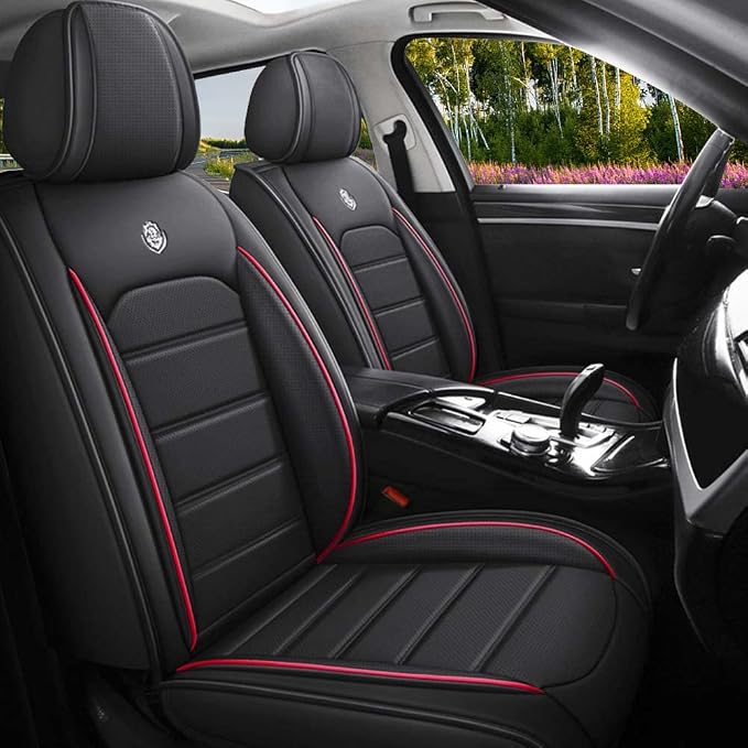 Leather Seat Cover for Ford Edge 2010-2026, Waterproof Soft Seat Covers by LEYPOCO