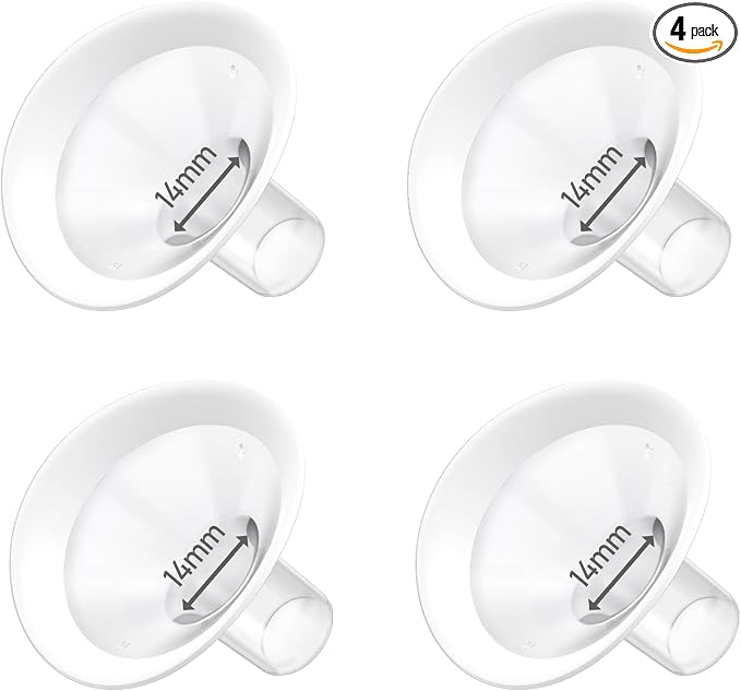 4pc 14mm Oval Flanges Shields Built-in Soft Edges Compatible by Unknown