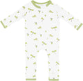 KYTE BABY Unisex Rayon Made From Bamboo Zippered Rompers 0-24 Months by KYTEBABY