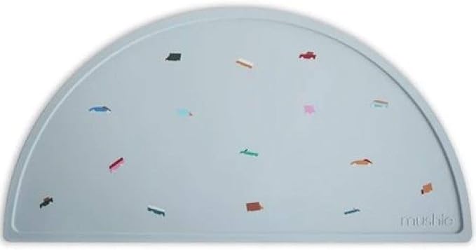 mushie Silicone Placemat for Kids | BPA-Free Non-Slip Design - Image 4