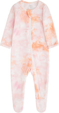 O2 BABY Baby Boys Girls Organic Cotton Zip-Front Sleeper Pajamas, Footed Sleep by O2BABY