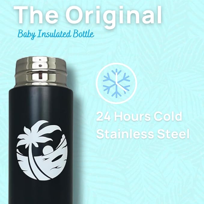 Waiu Insulated Stainless Steel Baby Bottle BPA-Free | Keeps Drinks Hot - Image 2