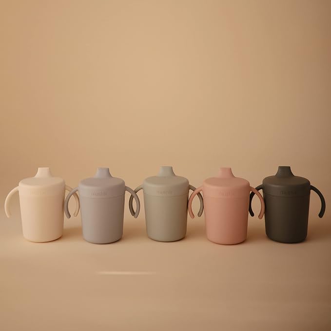 mushie Trainer Sippy Cup | Made in Denmark | Leak Resistant Twist-Off Lid & - Image 8