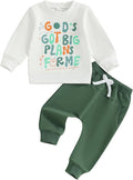 Nyapruwe Toddler Baby Boy Fall Outfit Funny Print Long Sleeve Sweatshirt by Nyapruwe