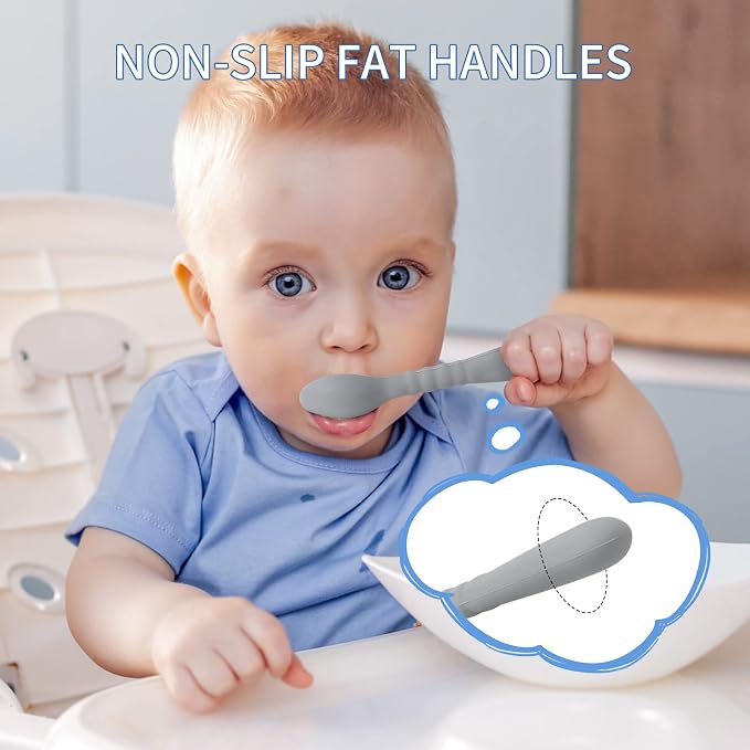 ME.FAN Silicone Baby Feeding Spoons - Image 5