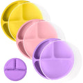 WeeSprout Silicone Plates with Lids by WeeSprout