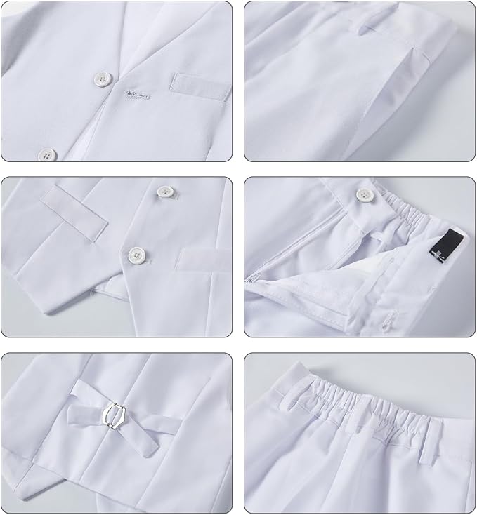 Boys Vest Set Formal Dress Suits Wedding Outfit Dresswear - Image 3