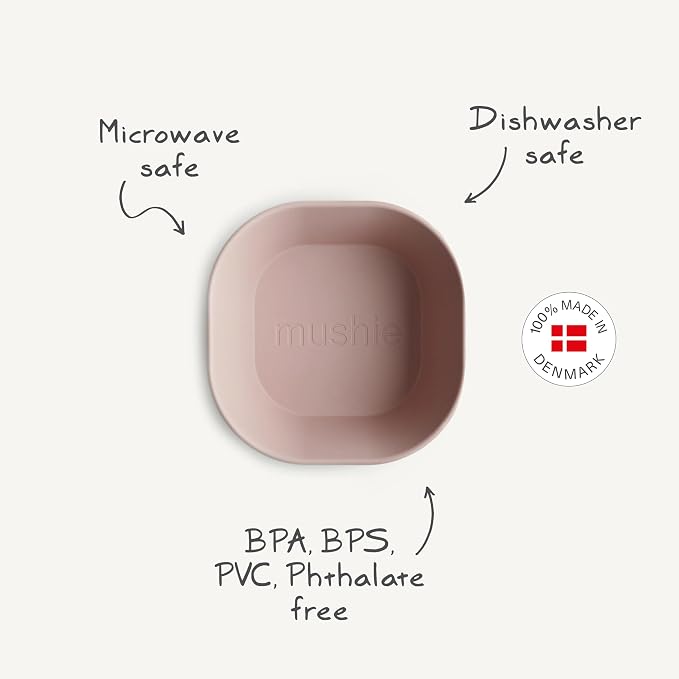 mushie Square Dinnerware Bowls for Kids | Made in Denmark - Image 8