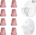 8PC Duckbill Valves for Momcozy M6/M5/V1/V1 Pro/V2/V2 Pro Breast Pump, Replace by IVARONAL