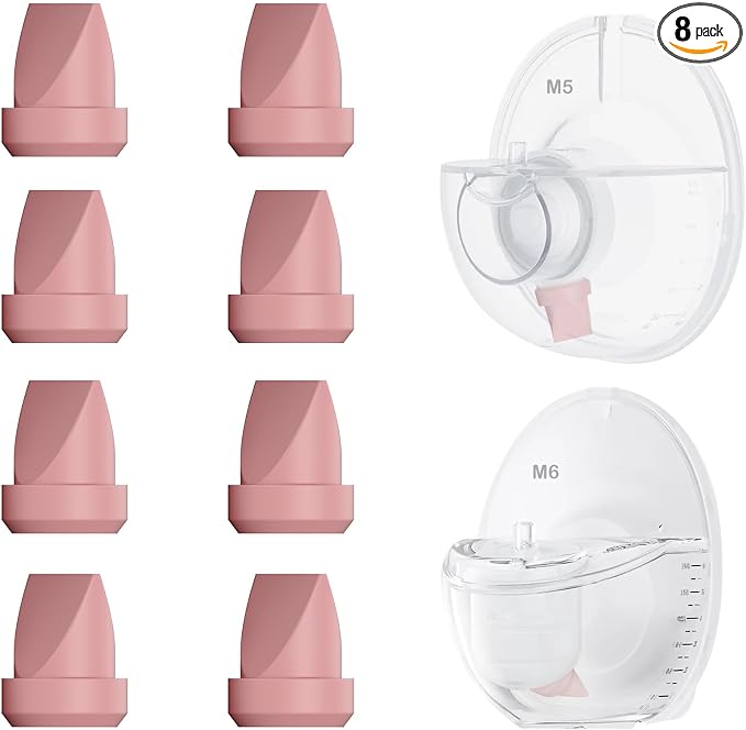 8PC Duckbill Valves for Momcozy M6/M5/V1/V1 Pro/V2/V2 Pro Breast Pump, Replace by IVARONAL