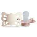 FRIGG Butterfly Anatomical SilkySoft Silicone Baby Pacifier | Made in Denmark | by mushie