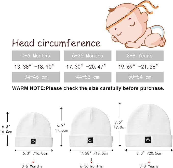 2Pack Baby Beanie Knit Toddler Hat - Image 7