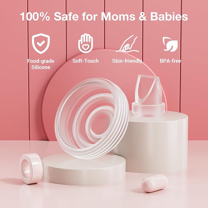 10PCS Breast Pump Parts, M5 Breast Pumps Replacement Accessories Breastfeeding - Image 2
