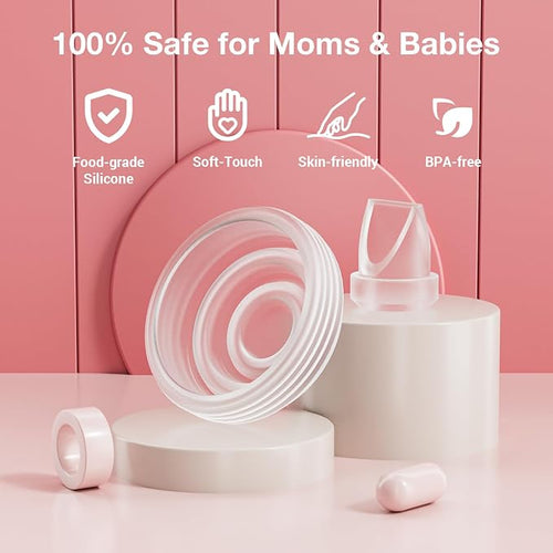 10PCS Breast Pump Parts, M5 Breast Pumps Replacement Accessories Breastfeeding - Image 2