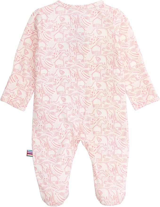 Magnetic Me Girls Modal Magnetic Baby Footie Pajamas | Silky Soft Modal Fabric - Image 2