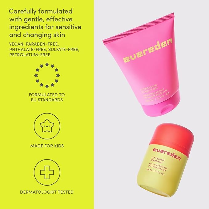 Evereden Let's Bounce Gel-Cream Preppy Skincare Moisturizer: Light, Non-Greasy - Image 5