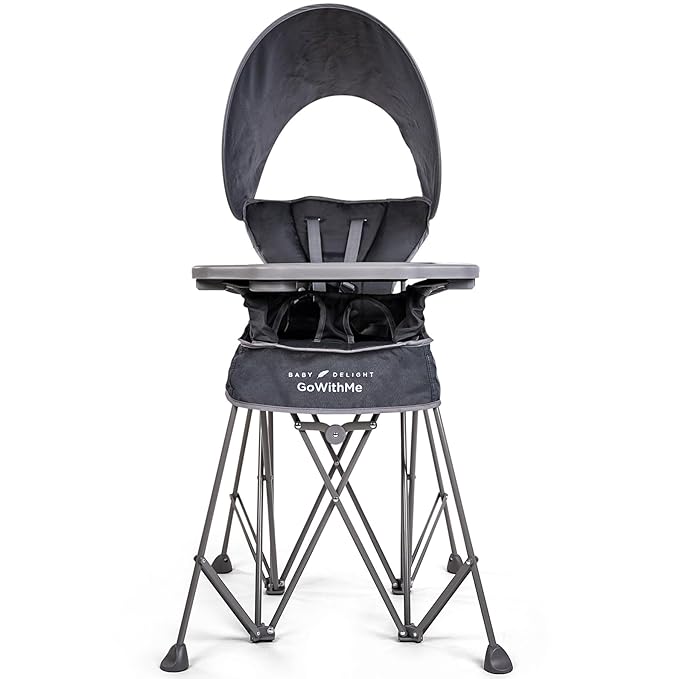 Baby Delight Go with Me Uplift Deluxe Portable High Chair | Sun Canopy | Indoor - Image 8