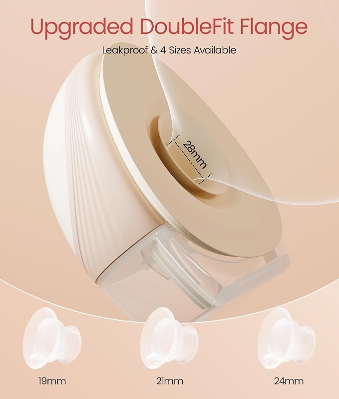 NCVI Heated Breast Pump Hands Free, Wearable 360° Surround Heating, 300mmHg - Image 8