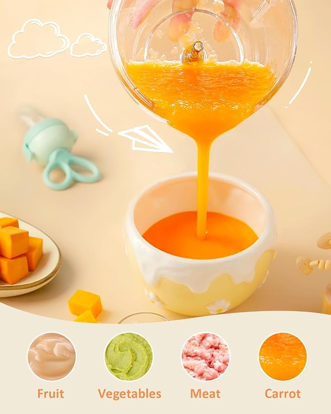 HEYVALUE Baby Food Maker, 13-in-1 Baby Food Puree Blender, - Image 5