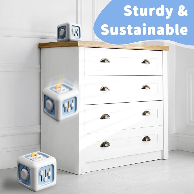 Busy Cube Toy for 1 Year Old, Montessori for 1+ Year Old, Travel Toys for - Image 3