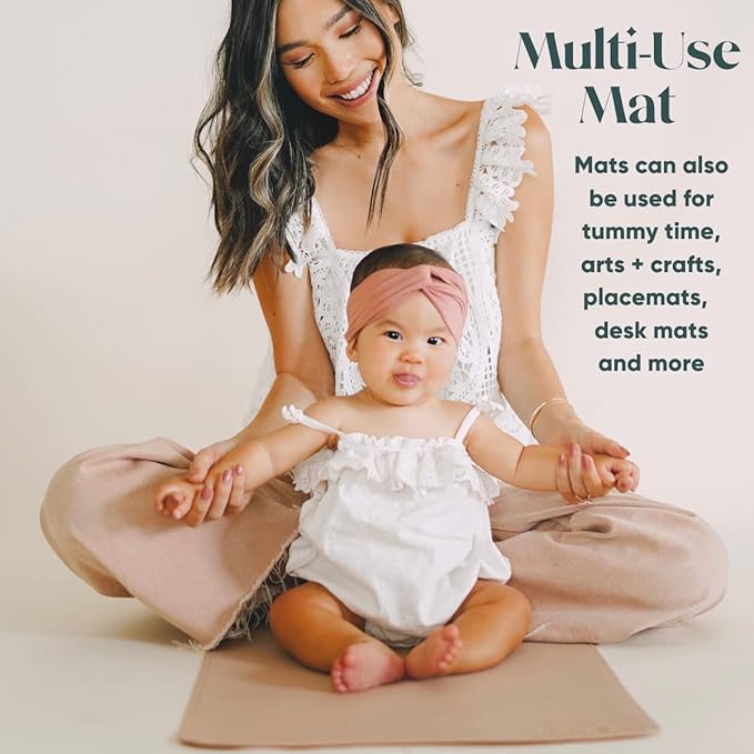 Ava + Oliver Vegan Leather Baby Changing Mat - Image 7