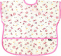 Short Sleeve Waterproof Bib for Toddlers – Feeding Apron for Mealtime, by Plie