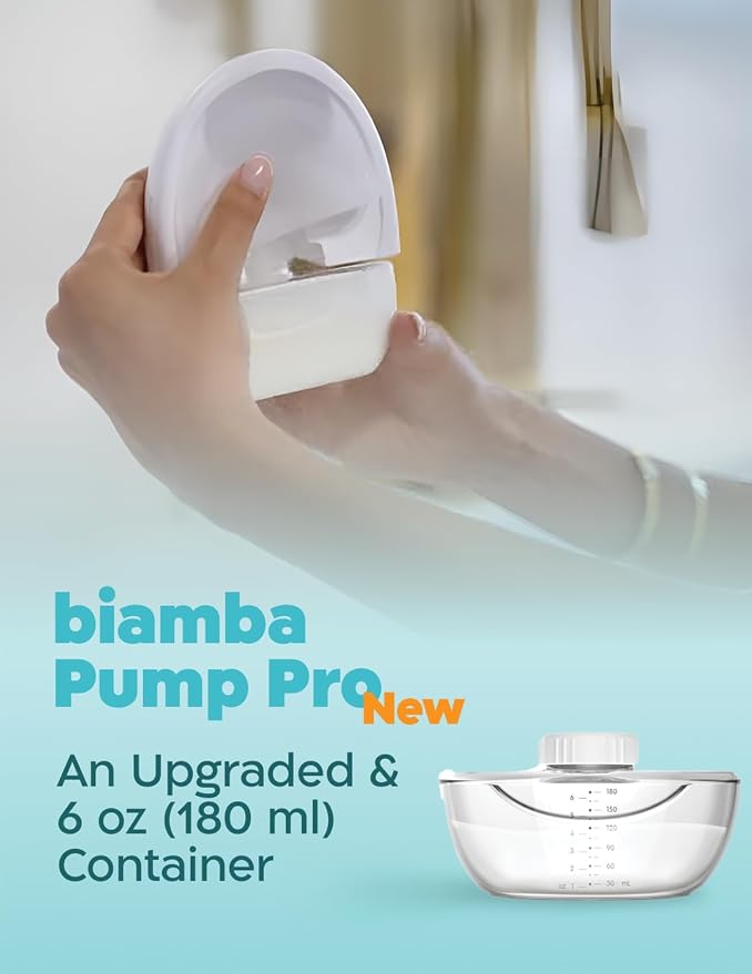 Pump Pro Portable Breast Pump Hands Free - 180mL Capacity Wearable - Image 5