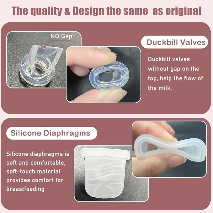 8pcs Duckbill Valves and 2pcs Silicone Diaphragms Compatible - Image 4