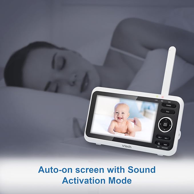 VTech VM350-2 Baby Monitor, 2 Cameras, 1000ft Range, Night Vision, 2-Way Audio - Image 13