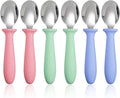 Pimoys 6-Pack Stainless Steel Toddler Spoons Baby & Kids Utensils by PimoysLivingNecessities