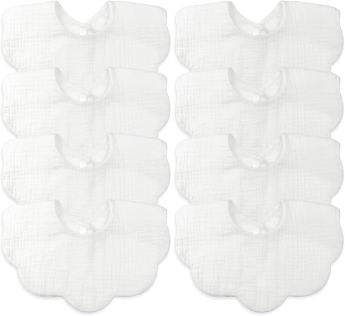 Baby Bibs Muslin Drool Teething Drooling Bibs by Mccotwe