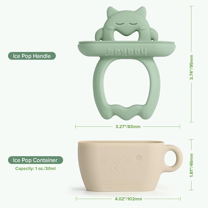 Haakaa Chilly Monster Breastmilk Popsicle Molds, Silicone Popsicle Molds - Image 9
