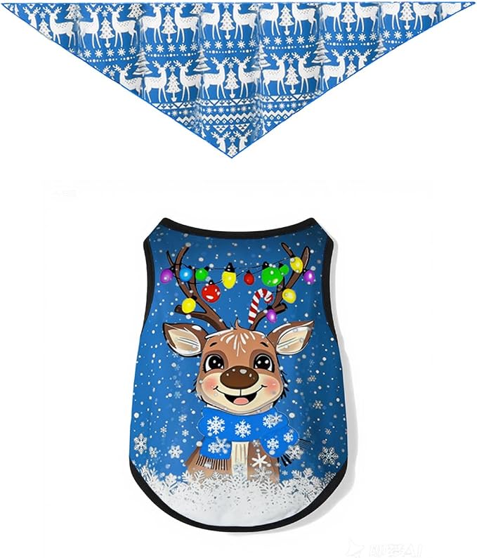 Awoscut Christmas Family Matching Pajamas Christmas Pjs Holiday Nightwear - Image 6