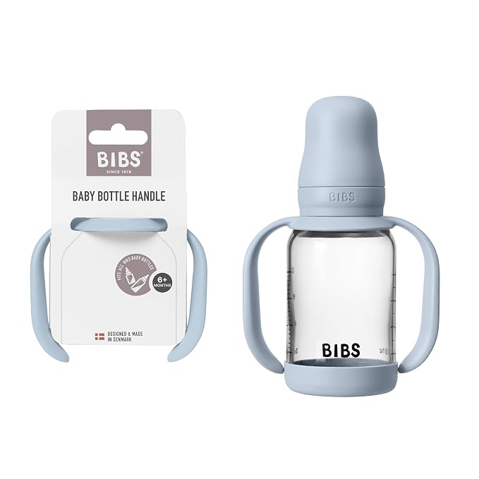 Bibs | Baby Bottle Handle | Easy & Comfortable Grip | Non-Slip Surface | by BIBS