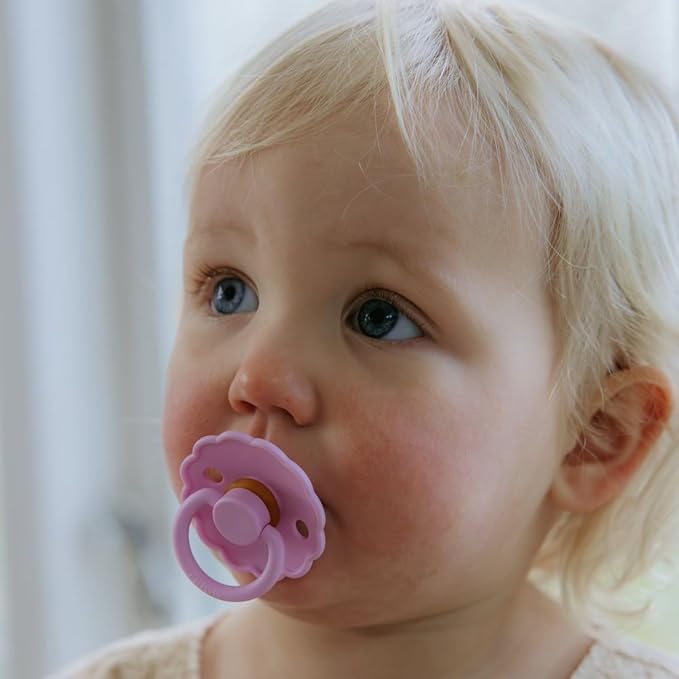 FRIGG Natural Rubber Baby Pacifier 6-Pack Blooming Love | Made in Denmark | - Image 7