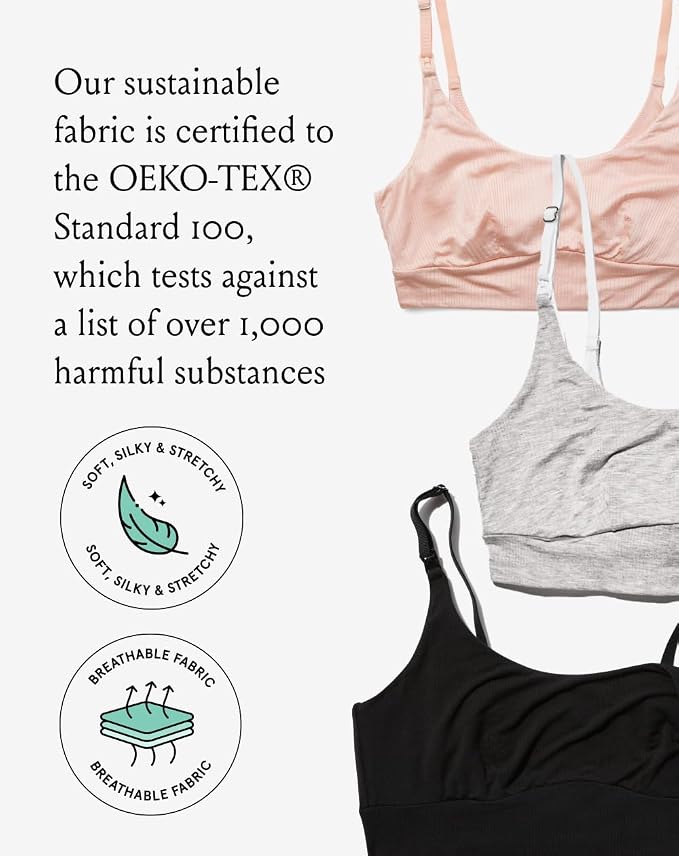 Bodily Everything Bra for Pregnancy, Nursing & Breastfeeding, Maternity & Sleep - Image 5