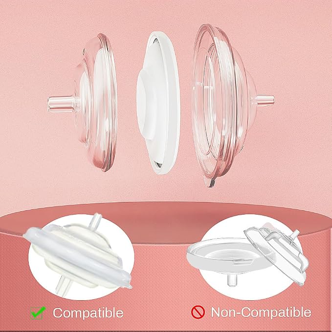 PumpMom-us Breast Pump Parts, 8 Duckbill Valves and 2 Silicone Membrane - Image 4