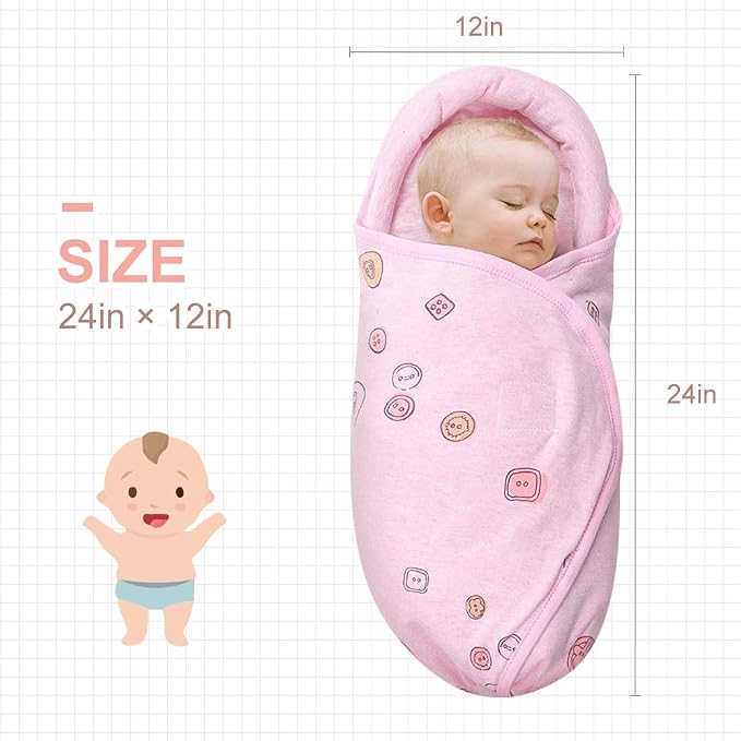 Premium Soft Cotton Baby Swaddle Blankets, Baby Blanket Wrap - Image 3