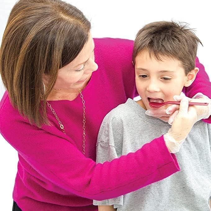 TalkTools Smooth Magenta Spoons | Provides oral awareness during feeding | - Image 6