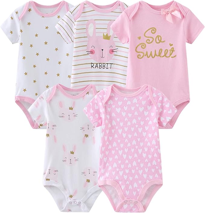Newborn Layette Gift Set Bodysuits Pants - Image 2