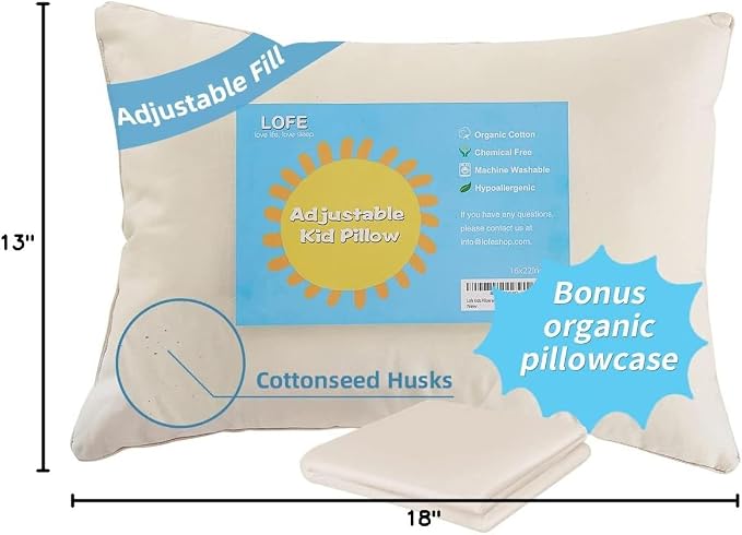 LOFE Organic Toddler Pillow - Image 8