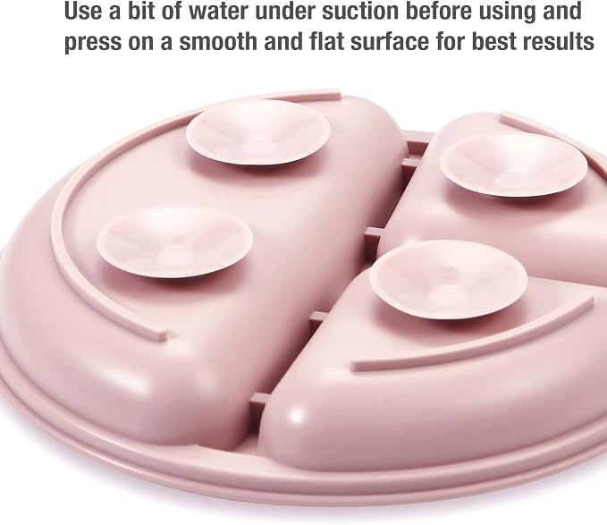 PandaEar 2 Pack Toddler Divided Suction Plates - Image 5
